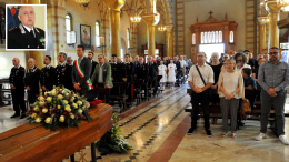 Un addio commosso al maggiore Antonio Savino
