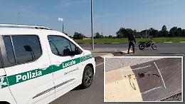 Cade dalla bicicletta e finisce col volto sull'asfalto: 40enne in ospedale