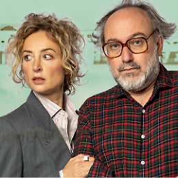 Marta Zoboli e Gianluca De Angelis in "Io e Gianlu"
