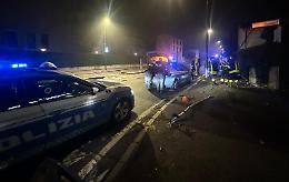 Vigili del fuoco e Polizia in azione in via Giordano