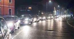 In via Giordano è ‘crollo’ delle auto