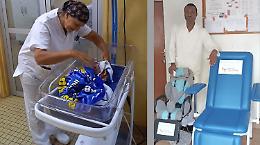 Dalle poltrone per la chemio alle culle termiche: la solidarietà cremonese arriva fino in Africa