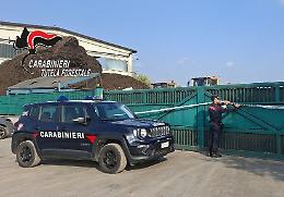 Sequestro per sospetti illeciti in un impianto di compostaggio