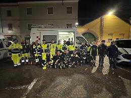 Esercitazione notturna della Protezione Civile