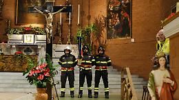 Celebrazione per Santa Barbara, omaggio al coraggio dei vigili del fuoco