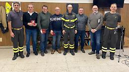 Premiati i vigili del fuoco in pensione per il loro impegno