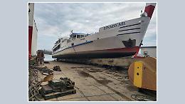 Pit stop nautico per la Motonave Stradivari, il ritorno in acqua a marzo