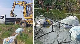 Tormo pulito dagli eco-agricoltori
