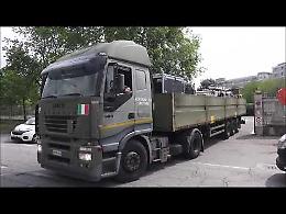 VIDEO Coronavirus, ospedale dei Samaritani: la partenza dei Tir da Cremona