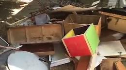 Le ex scuole elementari di Picenengo dopo l'ingresso dei migranti