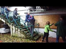 VIDEO Maltempo, scout e genitori mettono in salvo il parco didattico di Lungo Po Europa