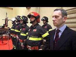 La celebrazione dei vigili del fuoco di Cremona