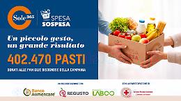 Comunicato Stampa: Sole365 e SpesaSospesa.org&reg;: la solidariet&agrave; raddoppia in Campania.
