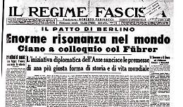 Patto di Berlino. Enorme risonanza nel mondo: Galeazzo Ciano a colloquio con Hitler