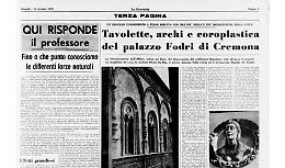 Tavolette, archi e coroplastica del palazzo Fodri di Cremona