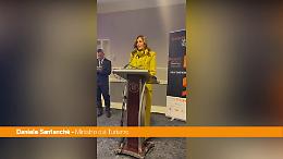 Santanchè agli Italpress Awards "L'informazione libera è importante"