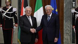 Mattarella riceve Mahmoud Abbas, "L'Anp è un interlocutore fondamentale"