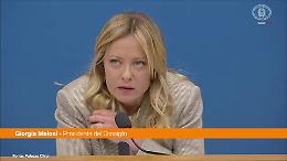 Meloni "Reati in calo, ma sulla sicurezza serve un cambio di passo"