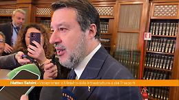 Salvini "Non &egrave; il momento di togliere i militari dalle strade e dalle stazioni"