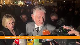 Giuli "Zichichi persona straordinaria, ci ha lasciato un modello da seguire"