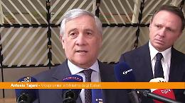 Ucraina, Tajani "Favorevoli a nuove sanzioni alla Russia, obiettivo &egrave; la pace"