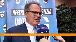 Referendum, Romano "Magistrato autonomo e indipendente dispensa giustizia"