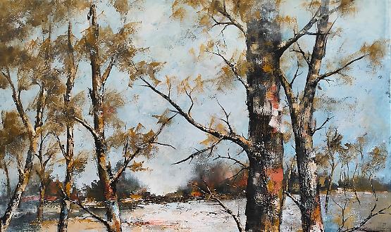 “Dipingere la terra: dal realismo all’astrazione” collettiva Adafa