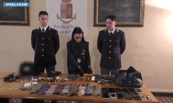 Maxi sequestro della Polizia di Stato, due indagati per 54 furti 