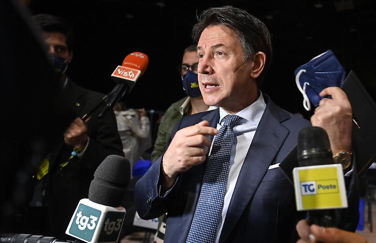 Il presidente del Movimento 5 Stelle, Giuseppe Conte