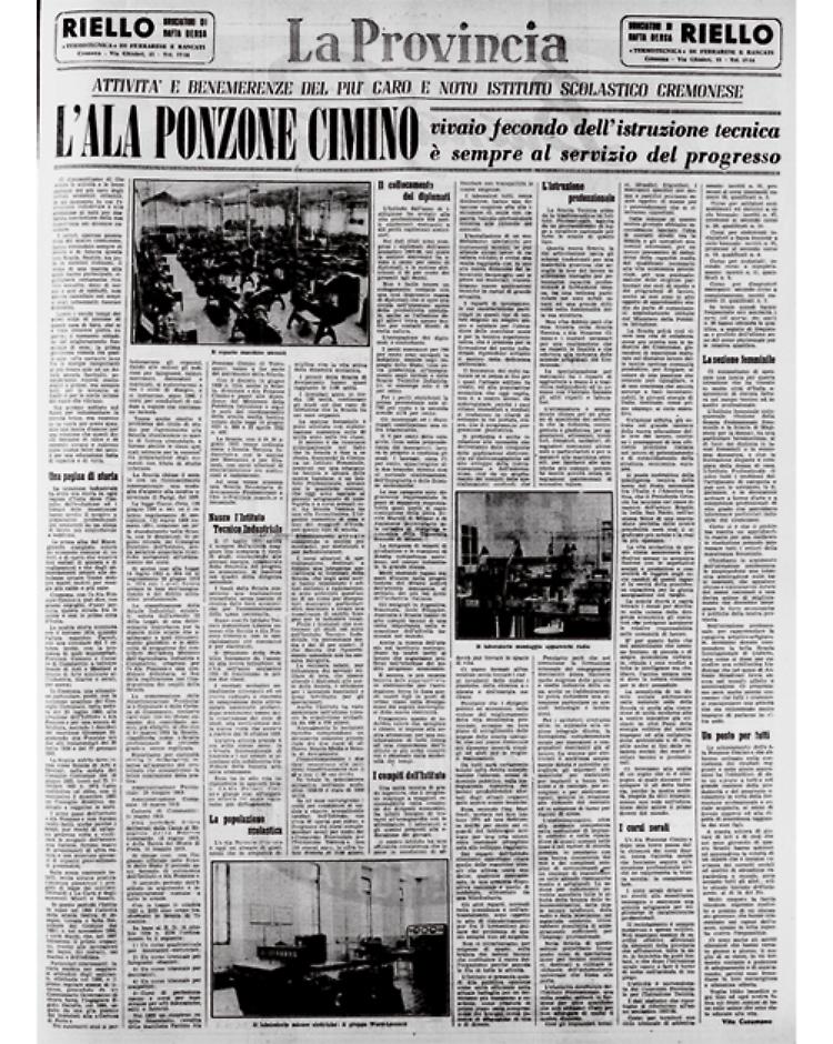 L'Ala Ponzone Cimino, da sempre al servizio del progresso