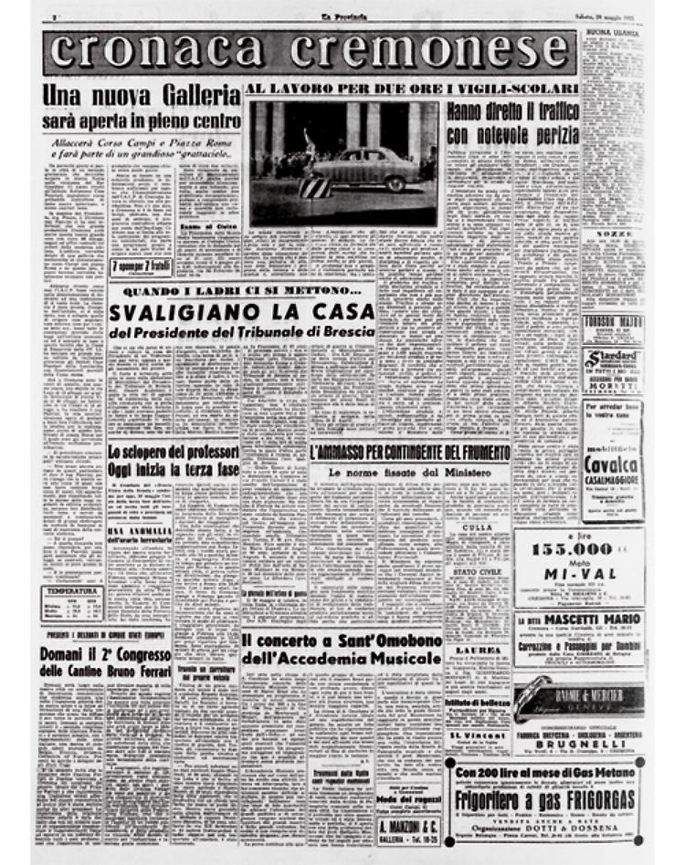Una nuova Galleria sorgerà in pieno centro a Cremona