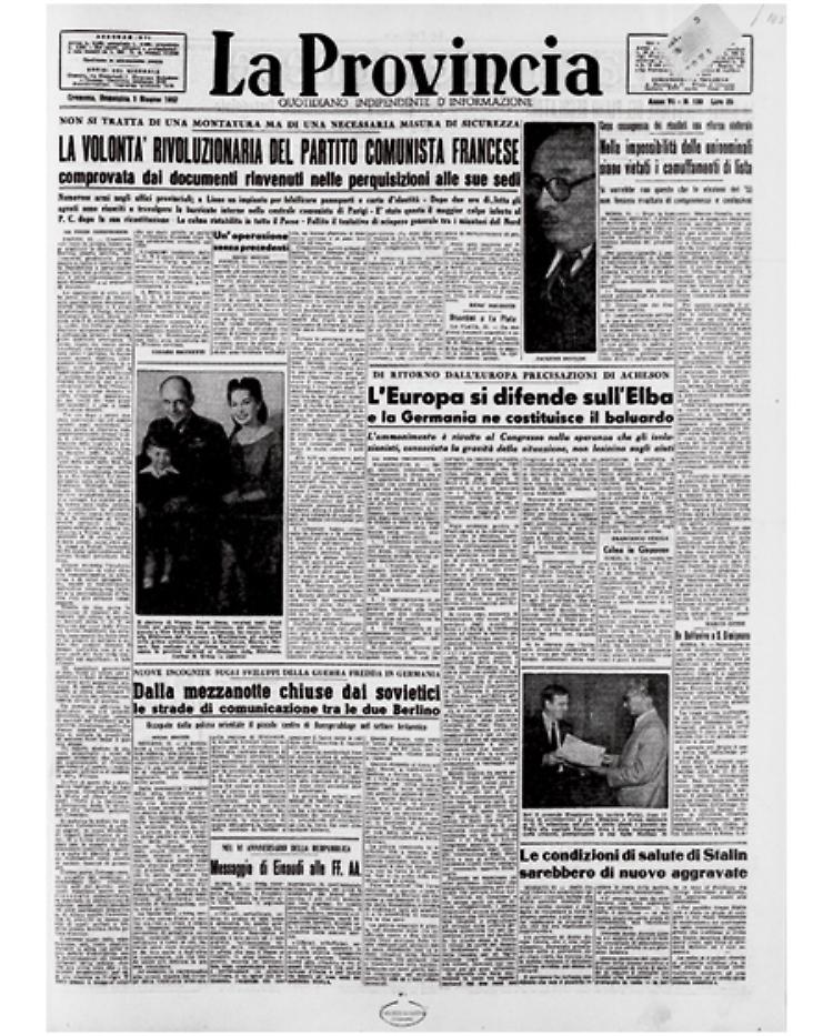 Chiuse dai sovietici le strade di comunicazione tra le due Berlino