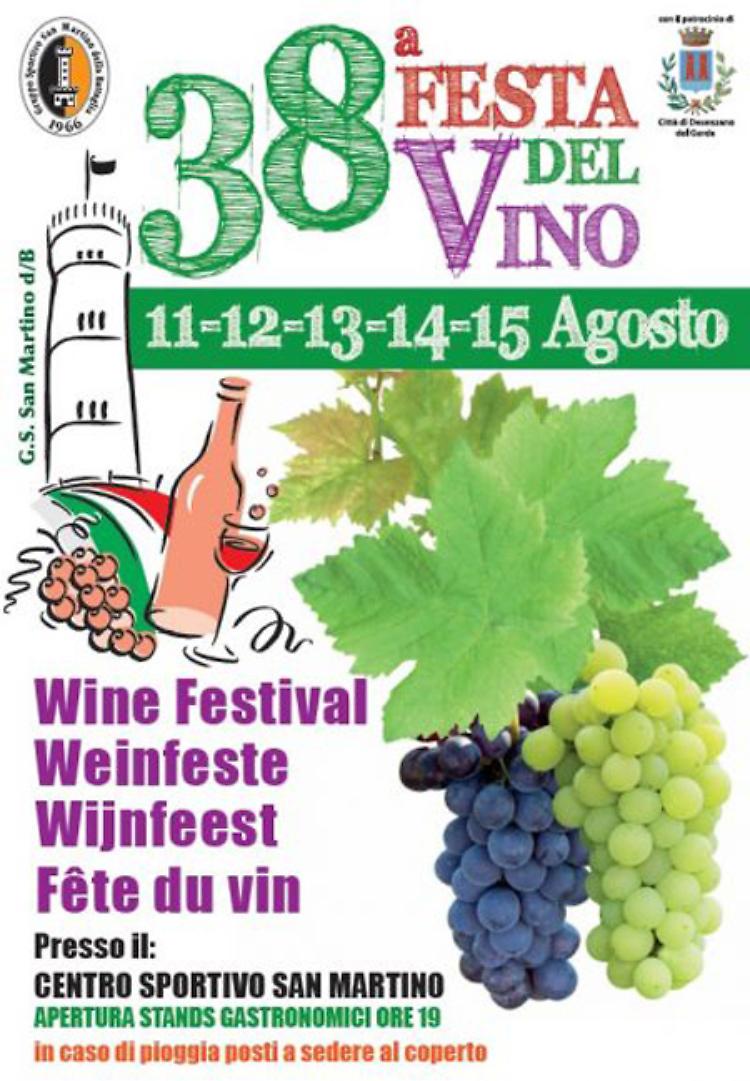 A San Martino della Battaglia ''Festa del vino'' dall'11 al 15 agosto 