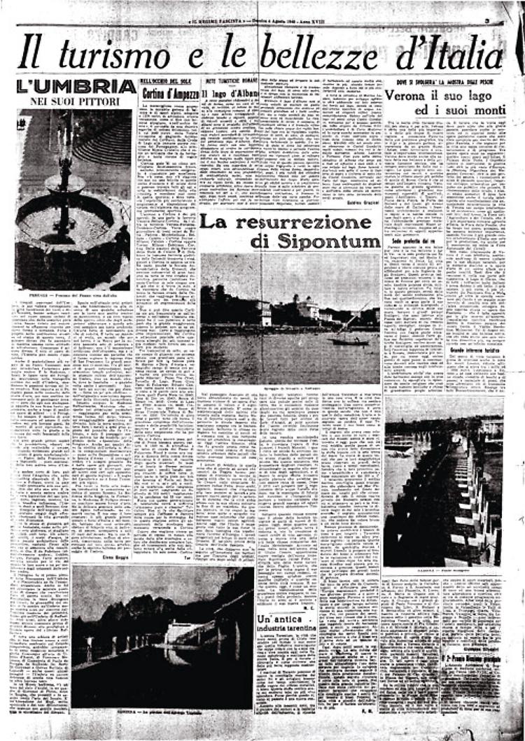 "Amore e fedeltà al Duce che tutti guida verso il radioso domani"