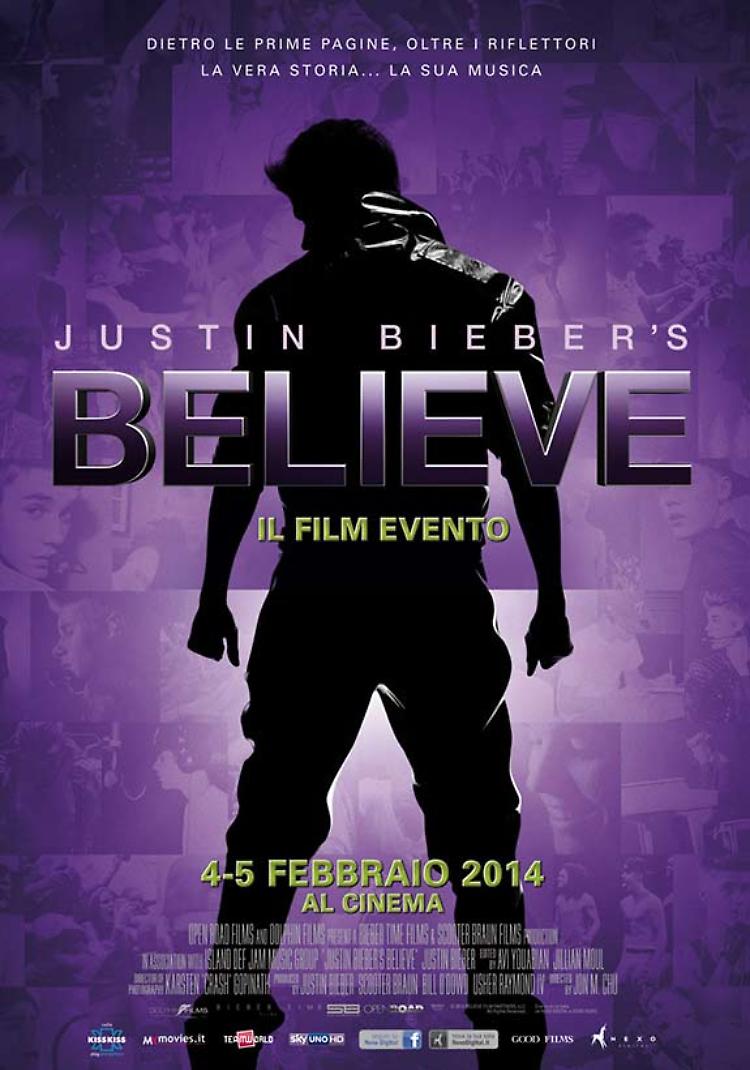 Justin Bieber's Believe - Il film evento marted&igrave; 4 febbraio a Spaziocinema