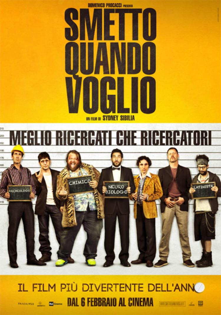 Rassegna al Cinema con te allo SpazioCinema: martedì 15 "Smetto quando voglio"