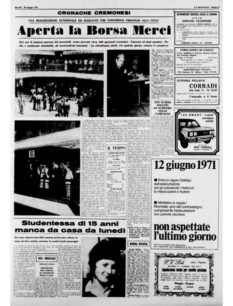 Inaugurata la Borsa Merci della Camera di Commercio di Cremona