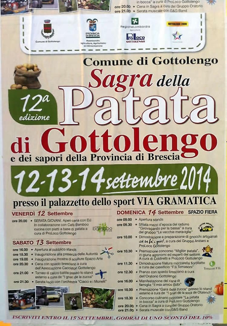 Sagra della patata di Gottolengo (BS)