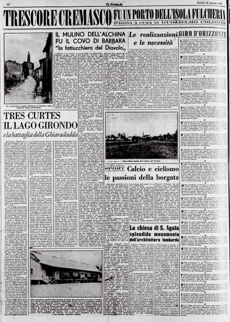 Trescore Cremasco storia e leggenda
