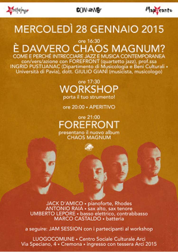 Come e perchè intrecciare jazz e contemporanea: workshop all'Arci di Cremona