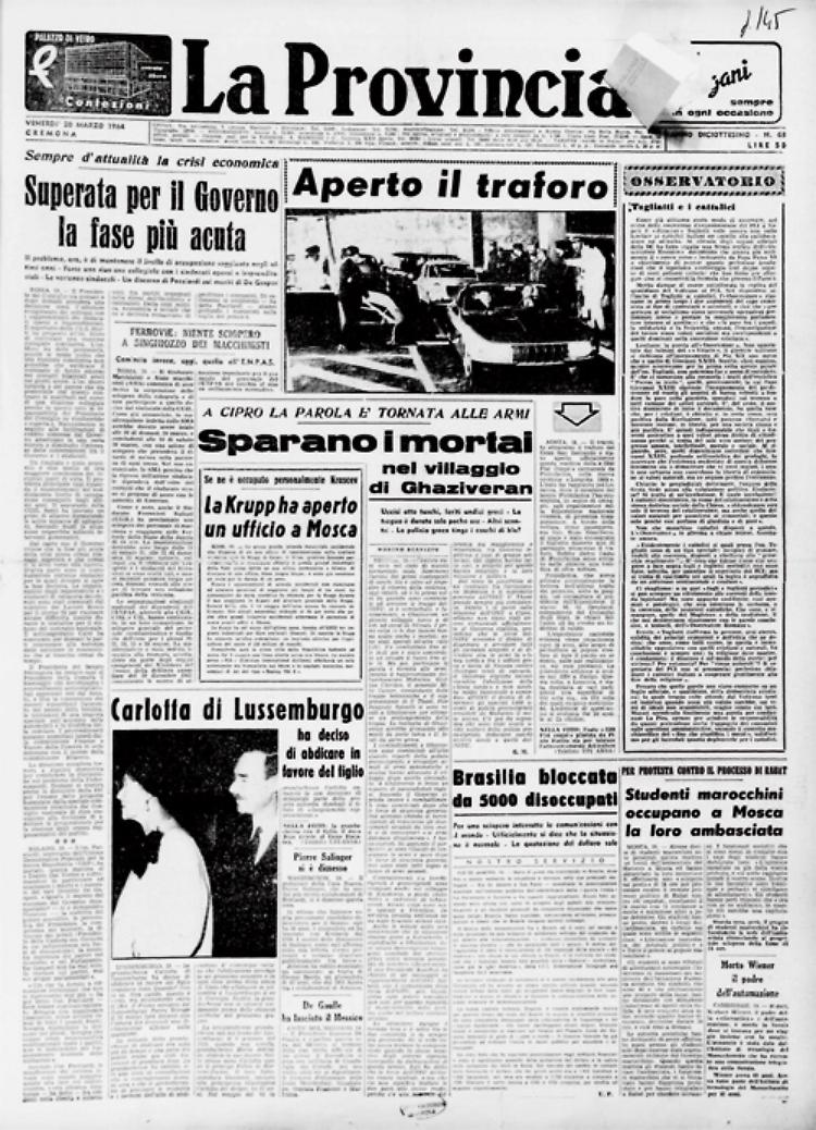 Aperto ufficialmente il traforo del Gran San Bernardo