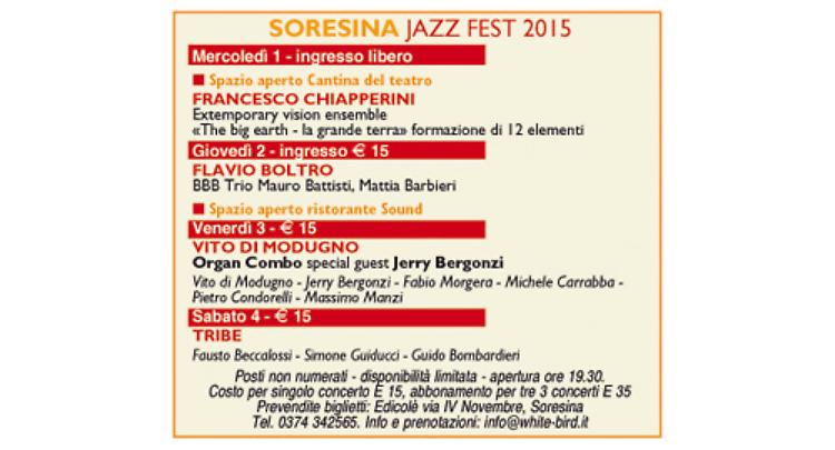 Bergonzi e Boltro al Jazz Fest 2015 