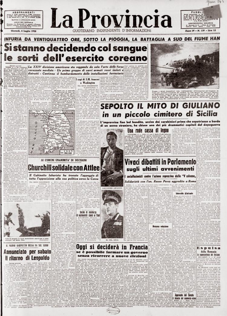 Sepolto nel cimitero di Castelvetrano il bandito Giuliano