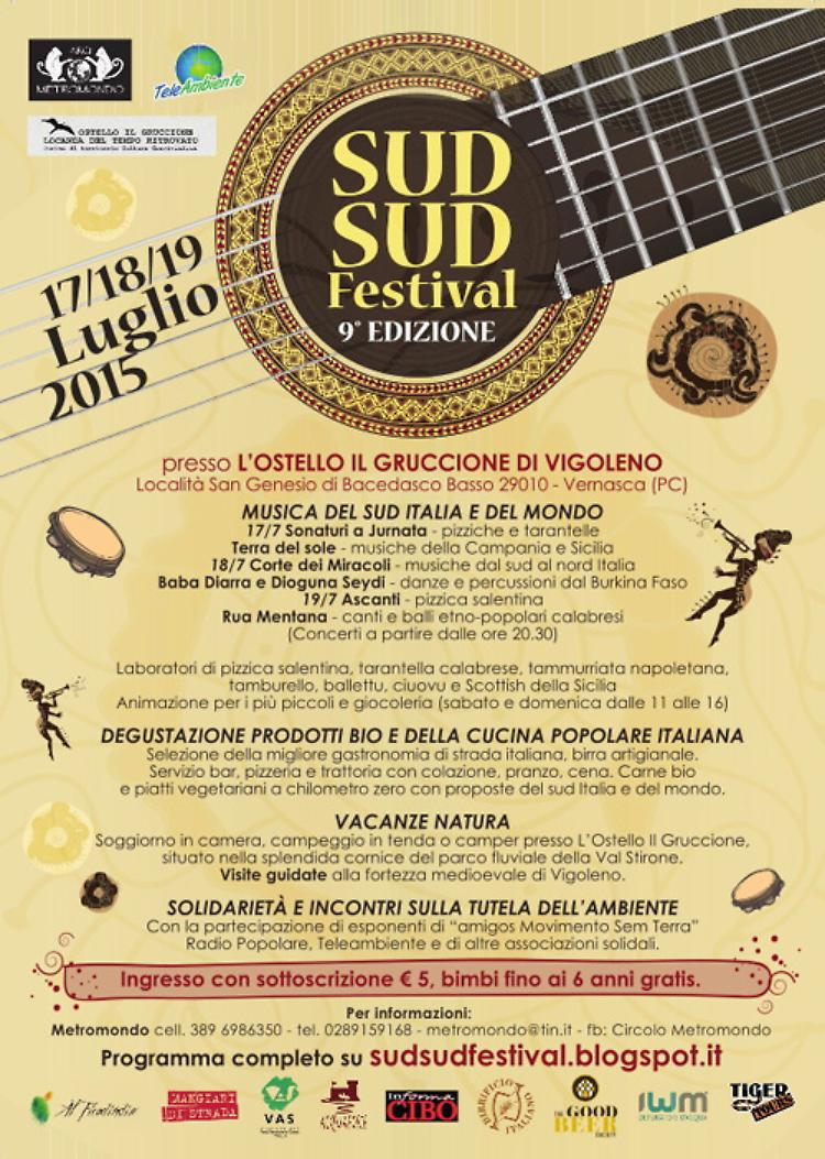 Musiche e sapori del sud d&rsquo;Italia e del mondo a San Genesio (PC)