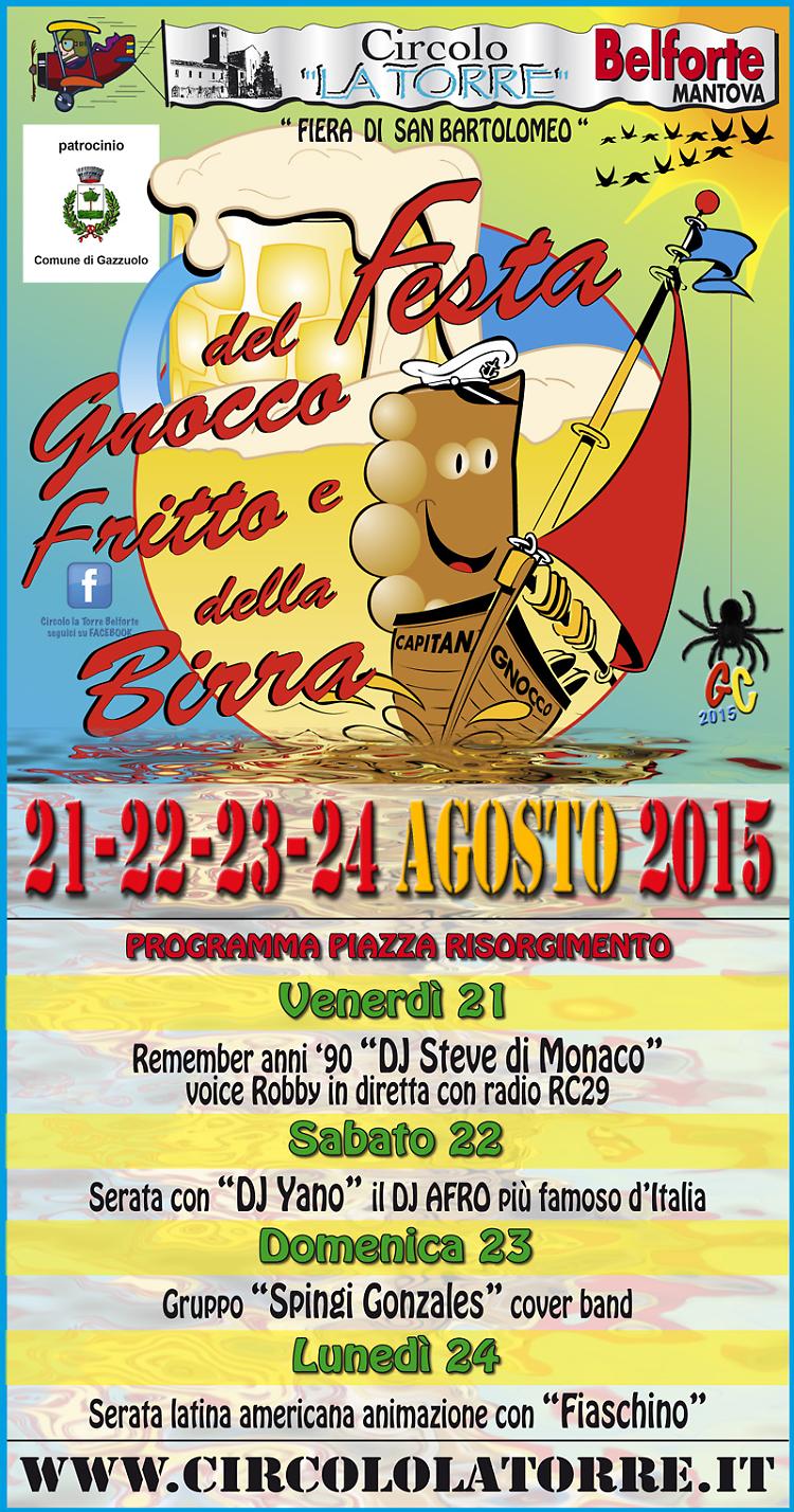 Festa dello gnocco fritto e della birra a Belforte (Mn)
