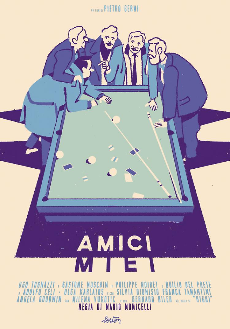 Tapirulan, 33T d'autore: le locandine dei film di Tognazzi ridisegnate da illustratori contemporanei