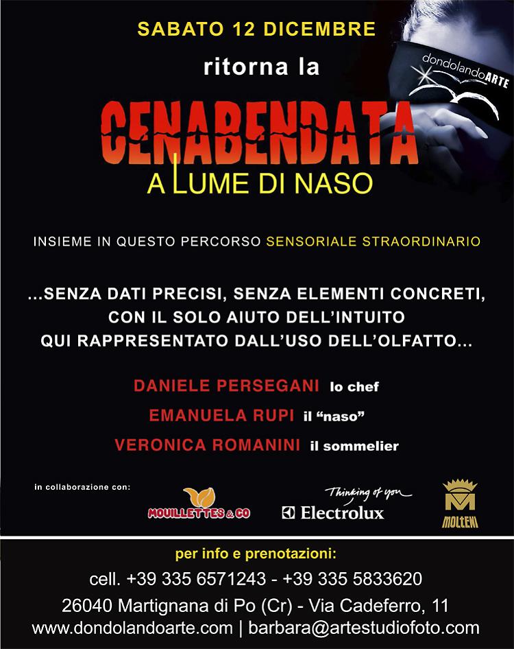 "Cenabendata" a Martignana Po Sabato 12 dicembre