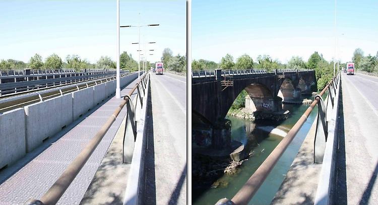 Ponte di Spino, cantiere nel 2016