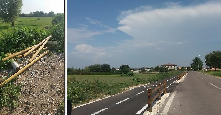 Ciclabile, altri vandalismi