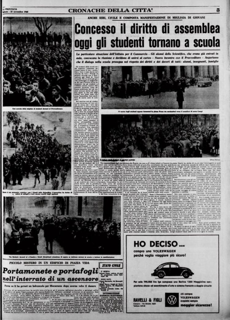 Cremona - Concesso il diritto di assemblea. Oggi gli studenti tornano a scuola